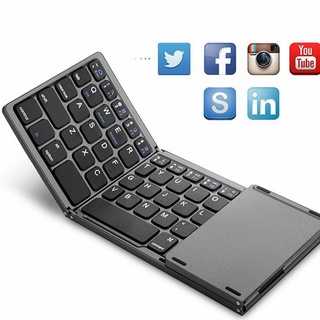 【COD】2.4G Portable Wireless Bluetooth Keyboard Mechanical Gaming Office Keyboards