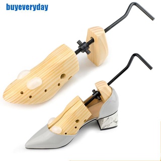 ✑[day] Unisex women men wooden adjustable 2-way shoe stretcher shoe expander shaper [ph]