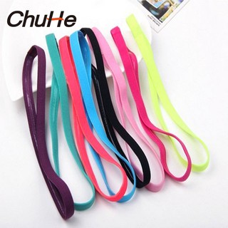 CHUHE Sports Yoga Stretch Headband Women Man Elastic Band Hair Rope Hair Accessories multi-color (8)