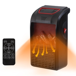 900W 3 Speed Space Heater Portable Electric Wall-mounted Warm Air Fun Personal Space Warmer Heating