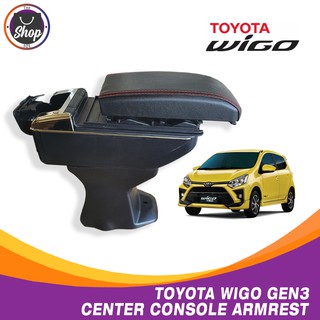 Toyota Wigo Armrest Center Console Armrest Box Refitting Double Layer and USB