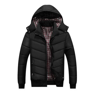 Men Winter Warm Jacket Slim Coat Thick Coat Down Parkas