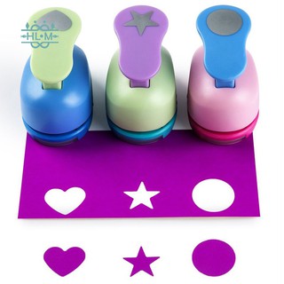 Crafts Punch paper punches ,Punches,Pack of 3,Heart,Circle,Star zkHL