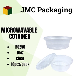 Microwavable Container (CLEAR) RO-250 10pcs/pack