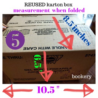 Karton boxes (5 pcs for Php99)