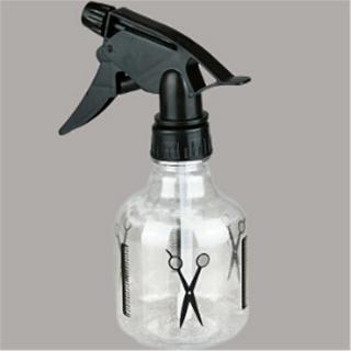 Black Transparent Watering Can Empty Bottle Barber Shop Professional Hairdressing Watering Can Spray Bottle