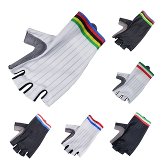 New Pro Aero Cycling Gloves Men Women Team Light Soft Breathable Cool Dry Half Finger Anti Slip Shockproof Road Bike Gloves