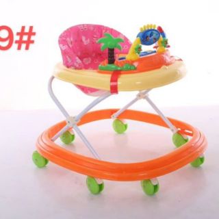 Height Adjustable，Musical，Soft Cushion Baby Walker