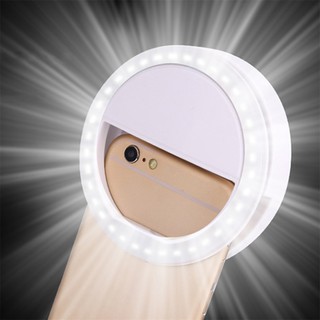 Ring Light Selfie Accessories Mobile Phone Fill Light Universal Selfie LED Ring Portable Flash