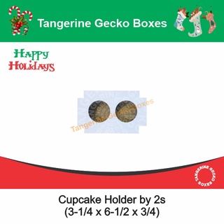 CUPCAKE 3oz. HOLDER (by 2s) - 25 pcs / pack