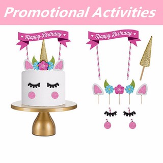 CHSM Promotional Unicorn Cake Topper Candle Birthday Toppers