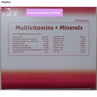 ☊immunity ❧MOSVIT ELITE Multivitamins and Minerals (Same Drugstore price) Sold per Capsule♘