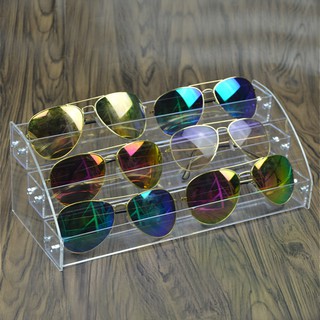 SHIN♥Acrylic Sunglasses Organizer Eyewear Storage Tray Box Clear Eyeglasses Display Case Holder (6)