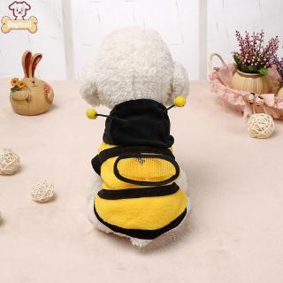 Cute Pet Costume Fleece Bee Clothes(for Small Cat Dog) Dogmall