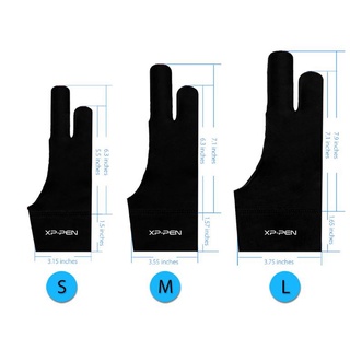 ✖﹍XP-Pen AC Series 08 Professional Anti Friction Artist Gloves, Lycra Material with sizes (S,M,L)