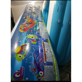 W/ E- PUMP PRINTED LARGE INFLATABLE POOL 3METER LONG 3 LAYER FAMILY SIZE (1)