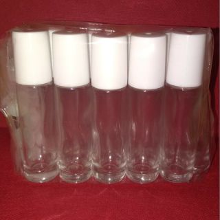 10ml clear glass pet roll on