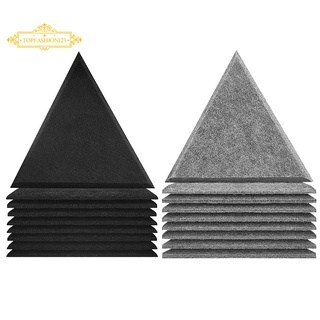 24Pcs Acoustic Panels, Soundproofing Foams,High Density Sound Absorbing Triple-Cornered Wedge, Sound Insulation Tiles A