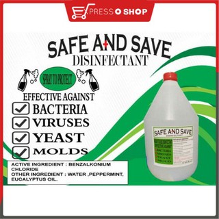 EOS®️ Safe and Save ALL IN 1 Disinfectant 1 Gallon (3.7 Liters)