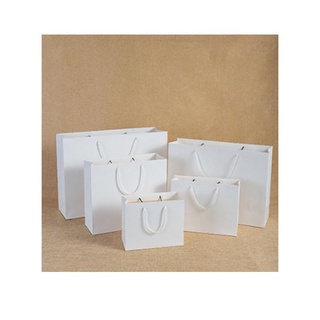Gift & Wrapping﹊✘✌1 Pc (Small) Gift Bag with Handles Craft Package Paper Gift Box Jewelry Birthday D