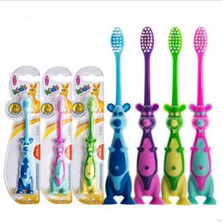 HIIU Baby Cartoon Animal Shape Soft Toothbrush Kids Dental Oral Care Brush Tool Toothbrushes
