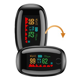 Pulse Oximeter Monitor Finger Oxymeter Meter Clip free battery