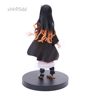 Xhh95dd 18cm Action Figure Demon Slayer Kimetsu No Yaiba Kamado Tanjirou Nezuko PVC Figurine Model Doll