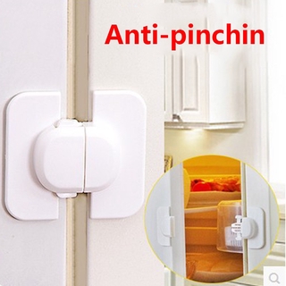 [Ready Stock]Multifunctional Baby Anti-pinching safety Lock home Lockstitch for refrigerator door water dispenser