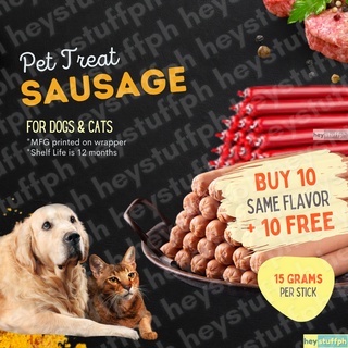 15 grams Sausage Pet Treat Pet Sausage Treat Pet Snack Dog Treat Cat Treat