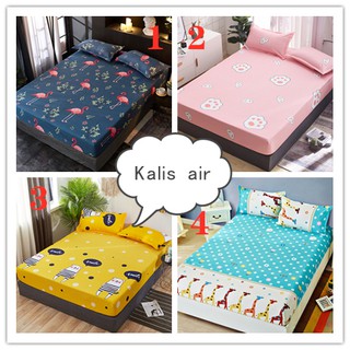 Waterproof Fitted Bedsheet【16color】Queen Size /King /Single Fitted Bedsheet / Cadar mattress protect
