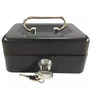 portable卍cash box/ Portable Money Secret Security Safe Box Lock Metal