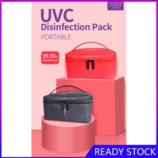 [Ready Stock] Portable UV Sterilizer Bag Ultraviolet Disinfection High Density Handbag for Phone Mask Baby Bottle Clothes Jewelry