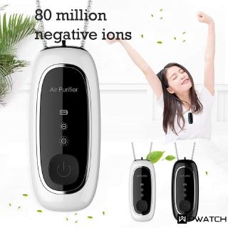 8000 and 120 million portable negative ion air purifier portable necklace oxygen bar small household P