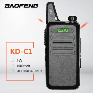 WLN KD-C1 Mini Kids Walkie Talkie Ham CB Radio Station UHF 400-470MHz Mobile Transceiver USB Charger