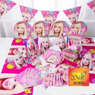 PARTY DECORATIONPARTY NEED❒❈♗Party Hats & Masks❒Barbie theme birthday party
