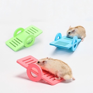 Hamster Toy Wooden Seesaw Pet Supplies Rat Hamster Mouse Small Animal Wooden Toys Pet Cage Accessories