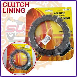 MOTORCYCLE CLUTCH LINING SET FORTUNE (DIFF. MODELS)