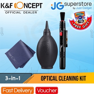 K&F Concept 3-in-1 Cleaning Kit (Lens Dust Blower, Cleaning Pen and Macro Fiber Cleaning Cloth)