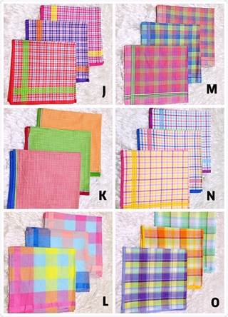 Handkerchief & panyo - Class A cotton 12 pcs (2)