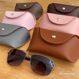 Leather Sunglasses Eyeglasses Case (Standard or Personalized)