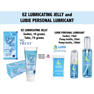 EZ Lubricating Jelly and Lubie Personal Lubricant