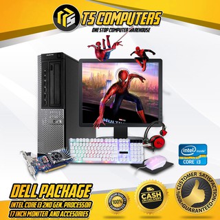 DELL PACKAGE INTEL CORE I3 2ND 4GB 250GB 17 INCHES MONITOR WITH VIDEOCARD 512MB