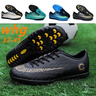 COD Men's Outdoor Soccer Shoes Turf Indoor Soccer Futsal Shoes Kids Football Boots Football Shoes Boys/Girls/Child Soccer Shoes Ready Stock Size 32-45 (1)