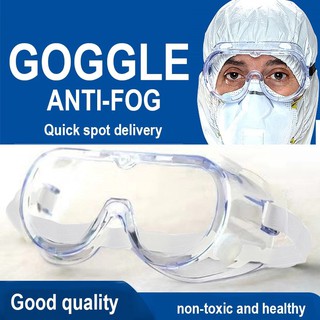 Outdoor Anti Fog Goggles Glasses Safety Goggles Windproof Anti-dust Dropletsproof Transparent Protective Glasses Eyewear Hospital Waterproof