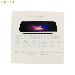 【Ready Stock】¤[QCY F11+ FHD] WIFI 2K Car Dvr Camera 9.66 Inch Streaming RearView Mirror Dash Cam (4)