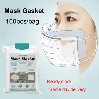 【MANY STOCK】100pcs/bag Mask Gasket Disposable Health Protection Safe Comfortable Mask Reusable Effective Essentials (1)