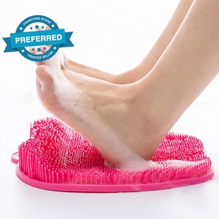 Foot Scrubber Massager Mats Exfoliating Feet Washer Cleaner Bath Shower Brush T2N5