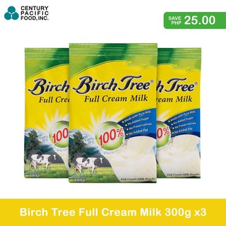 Dairy✶◕Birch Tree Full Cream Milk 300g Pack of 3