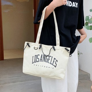 Fionfashion #7114 Letters canvas bag tote bag korean bag shoulder bag sling bag (6)