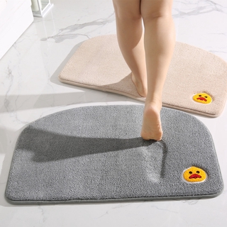 Coral Fleece Bathroom Carpet Water Absorption Non-slip Memory Foam Absorbent Washable Rug Toilet Floor Mat